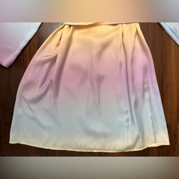 Amanda Uprichard Pastel Ombré Robe One Size Rare Bachelorette Trip Sorority Sexy - Picture 11 of 16